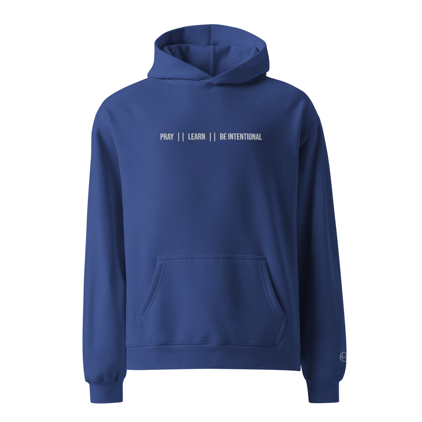 Pray | Learn | Be Intentional  -  Unisex Oversized Hoodie