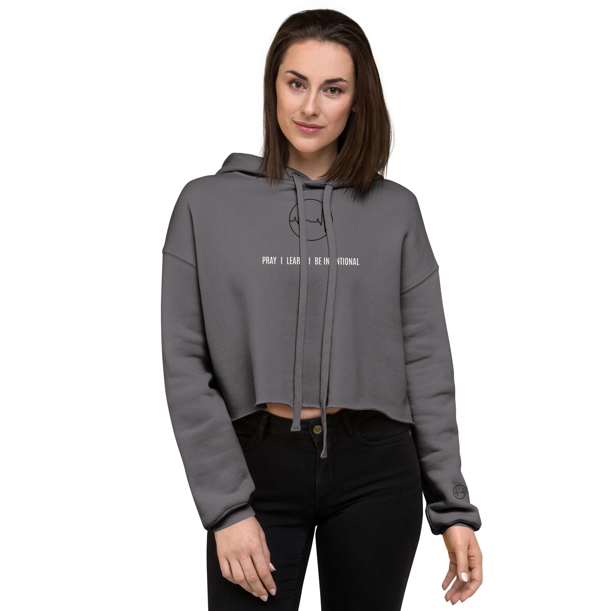 Faithful Rhythms - Women's Crop Hoodie